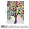 Throw Blankets, Rainbow Tree Blanket Premium Super Soft Cozy Warm Bed Blanket Couch Decorative Throw Blankets for Living Room Bedroom Dorm view 2