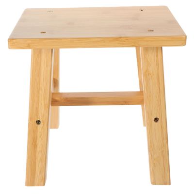 HOLIDYOYO Bamboo Plant Stands Indoor Small Stool Multi-Purpose Footstool for Boys and Girls Adults