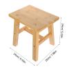 HOLIDYOYO Bamboo Plant Stands Indoor Small Stool Multi-Purpose Footstool for Boys and Girls Adults view 3