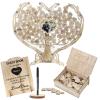 FORBFAN Wedding Guest Book Alternative, Wooden Heart Drop Box Guestbook with Photo Frame, Sign in Book Wedding Reception view 1