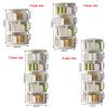 BYERZ Rotating Bookshelf, Small Book Shelf for Small Spaces, 360 Rotating Bookshelf Storage Rack, Wood Narrow Book Shelf Organizer for Bedroom, Living Room Book Shelves, Pink view 2
