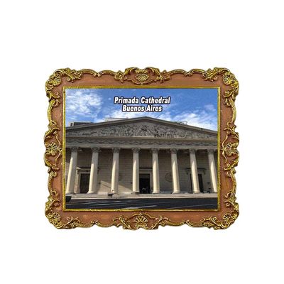 Primada Cathedral Buenos Aires Argentina Refrigerator Magnet 3D Travel Souvenir Fridge Decoration Magnetic Sticker Craft Collection