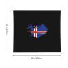 UNDEX Iceland Terrain Map Flag Tapestries Banners 60in*51in Wall Tapestry Aesthetic Wall Hanging Wall Decor For Bedroom Living Room Dorm Home Decoration view 2