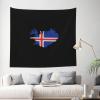 UNDEX Iceland Terrain Map Flag Tapestries Banners 60in*51in Wall Tapestry Aesthetic Wall Hanging Wall Decor For Bedroom Living Room Dorm Home Decoration view 4