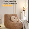BNZCZY Nordic Couch Cover,Individual Couch Protector,360  Parcel Sofa Slipcovers,All -Inclusive Elastic Set,Four Seasons Common(Color:Camel-Bubble Gauze) view 2