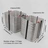 Aimeryup Water Chiller, Wort Chiller Stainless Steel Square 2-Way 5/16"(8mm) OD Tubing High Efficiency Draft Beer Box DIY Kegerator view 2