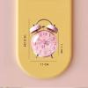 HEXEH Alarm Clock Loud Alarm Clock for Bedrooms, Analog Alarm Clock, Small Alarm Clock, Cute Design for Kids, Battary Operation, 4 inch Small Clocks (Color : D) view 2