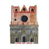 3D St Jean Cathedral Lyon France Fridge Magnet Tourist Souvenir Refrigerator Decoration Resin Hand Painted Craft Collection view 1
