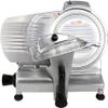 Hakka Meat Slicer, Commercial 10inch Blade Cheese Slicer Anodized Aluminum Electric Food Slicer Adjustable Thickness Semi-Auto Frozen Ham Slicer, 110V/150W, 1/5HP view 1