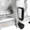 Hakka Meat Slicer, Commercial 10inch Blade Cheese Slicer Anodized Aluminum Electric Food Slicer Adjustable Thickness Semi-Auto Frozen Ham Slicer, 110V/150W, 1/5HP view 4