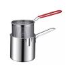 Deep Fryer for 304 Stainless Steel, with Filter Mesh And Clip, Tempura Deep Fryers, for Frying Chicken Fish Shrimp and Fries view 1