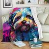 365CUSGIFTS - Havanese Fleece Throw Blanket, Sherpa Blanket, Soft & Cozy Home Decor for Bed or Couch, Best Gift for Birthday, Valentines Day view 3