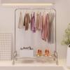 Stainless Steel Garment Rack with Wheels,Heavy Duty Rolling Garment Organizer,Clothing Store,Retail Display Rack,Free Standing Coat Hanger with Casters for Hanging,La (A L100xH160CM/L39.4xH63.0inch) view 1