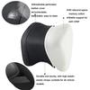 Car Neck Pillow for headrests-2 Packs, Memory Foam Car Headrest Pillow with Breathable Washable Leather Cover, Ergonomic Car Neck Support Pillow for Relieve Driving Fatigue, Correct Posture view 4