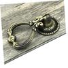 Golden Zinc Alloy Ring Pull Knobs, Extra Thick 2 Piece Cabinet Hardware view 3