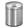 SKipdr Kitchen Trash Can for Bathroom Bedroom Home Office Automatic Touch Free High-Capacity Garbage Can with Lid Brushed Stainless Steel (Color : B, Size : L) view 1
