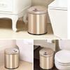 SKipdr Kitchen Trash Can for Bathroom Bedroom Home Office Automatic Touch Free High-Capacity Garbage Can with Lid Brushed Stainless Steel (Color : B, Size : L) view 4