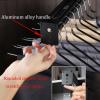 Heavy Duty Extendable Pull Out Clothes Rod, Wardrobe Hanger with Sliding Rail, Adjustable Clothing Organizer Holder, Large load-bearing capacity, up to 25kg(11.6in/29.5cm) view 3