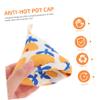 DECHOUS Cooking Pot Lid Covers 2pcs Pot Lid Gloves Heat Resistant Kitchen Gadgets Hot Pads Oven Mitts view 3