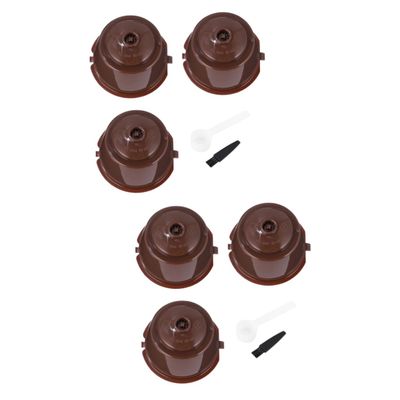 OSALADI 2sets Reusable Coffee Filters Coffee Strainers Brush and Spoon Compatible for Home Brewing and