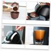 OSALADI 2sets Reusable Coffee Filters Coffee Strainers Brush and Spoon Compatible for Home Brewing and view 2