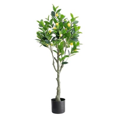 Roedax Artificial Tree Lemon Tree Artificial Trees Realistic Fake Tree Potted Indoor Artificial Plant Decorative Faux Plant with Solid Wood Trunk Beautiful