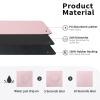 HotLive Dish Drying Mat for Kitchen Counter, Heat Resistant Drainer Mats with Non-slip Rubber Backed, Hide Stain Kitchen Super Absorbent Draining Mat, Easy to Clean Dish Rack Pad, Pink 16"x18" view 2