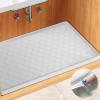 Winisok Silicone Under Sink Mat 28" x 19", kitchen Essentials and Gadgets, Shelf liner and Cabinet Protector, Home Organizers and Storage, Waterproof Bathroom Tray view 1