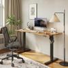 Agilestic Electric Standing Desk, 60 x 24 Inches Height Adjustable Desk, Sit Stand up for Work Office Home, Ergonomic Rising Computer Table with Memory Preset, Rustic Brown view 3