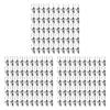 FUGGY Stainless Steel Curtain Clips with Hooks 50 PCS for Curtains Photo Home Decor Outdoor Party Cable Holder view 1