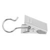FUGGY Stainless Steel Curtain Clips with Hooks 50 PCS for Curtains Photo Home Decor Outdoor Party Cable Holder view 2