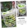 Zerodeko 2pcs Elegant Rattan Baskets Woven Storage Baskets for Fruit Decorative for Home Balcony Flower Holder Wall-mounted Decor view 4