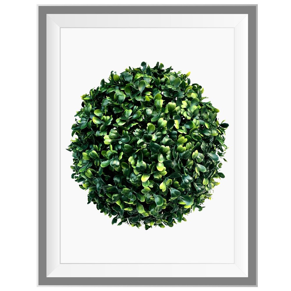 ATYUJKB Round Artificial Plant Topiary Ball Extra Large Dia 24in, Faux Boxwood Decorative Balls, Artificial Grass Plastic Flower Plant, Small Artificial Plants, Garden Spheres Decorative