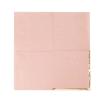50 Dusty Rose Pastel Gold Trim 2 Ply Dinner Cocktail Paper Napkins Wedding Party Events Receptions Catering Decorations Supplies view 1