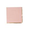 50 Dusty Rose Pastel Gold Trim 2 Ply Dinner Cocktail Paper Napkins Wedding Party Events Receptions Catering Decorations Supplies view 2