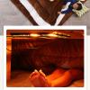 Coffee Desk, With Hide Hanging Heater, Kotatsu Heated Table, Foldable Wood Table, Bedroom Tatami Heated Stove, Foot Warmer Coffee Table, 4PCS Set Include Table Blanket/Pad/Heater/Wood Table (Color : view 2