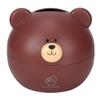 Gavigain Cute Tissue Holder, Cartoon Tissue Cube Holder Household Cartoon Bear Tissue Box Cover Tissue Storage Box Paper Towel Dispenser Case for Kitchen Hotel (Brown) view 1