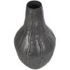 Deco 79 Metal Decorative Vase Snakeskin Inspired Centerpiece Vase with Dimensional Wavy Accents, Flower Vase for Home Decoration 7" x 7" x 13", Black view 4