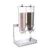 Dry Food Cereal Dispenser, Countertop Cereal Machine with Anti-slip Base, 7L Large Capacity and Independent Split Design, Food-grade PC Barrel and 3mm Thickened Base, For Dispensing Cereals, Nuts view 1