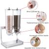 Dry Food Cereal Dispenser, Countertop Cereal Machine with Anti-slip Base, 7L Large Capacity and Independent Split Design, Food-grade PC Barrel and 3mm Thickened Base, For Dispensing Cereals, Nuts view 2