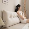 HUHJYUGE Luxurious Headboard Wedge Pillow, Bed Reading Pillow for Single/Twin/Queen/King Bed Back Support Cushion for Sitting in Bed Lumbar Support Bolster Backrest (H 80cm) view 2