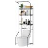 GAMAK Bathroom Toilet Shelf Stand, Laundry Room Shelf Organizer Rack, Space Saver Toilet Shelf Bathroom Storage Organizer for Over Toilet Storage and Bathroom Shelf view 1