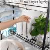 GAMAK Bathroom Toilet Shelf Stand, Laundry Room Shelf Organizer Rack, Space Saver Toilet Shelf Bathroom Storage Organizer for Over Toilet Storage and Bathroom Shelf view 3