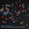 PATIKIL 6000Pcs Acrylic Wedding Diamonds 3mm Table Scatter Confetti Crystals Vase Fillers Gems for Table Centerpiece Bridal Shower Party, Multicolor view 3