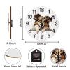 COCOKEN 12 Inch PVC Wall Clock Shetland Sheepdog Digital Wall Clock Pet Dog Large Clock Wall Decorations for Bedroom Office School Decorations view 3