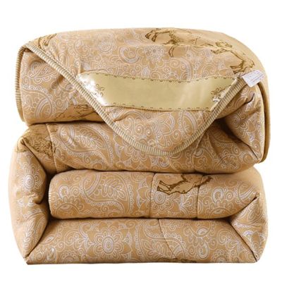 XHCTNN King Size Camel Hair Comforter - Soft Skin Friendly Quilted Quilt Core with Camel Hair Filling - Lightweight Warm Winter Quilt Home Decor Gift Box Packaging(B,200 * 230cm/3.0kg)