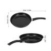 Ciieeo Fry Pan Non-stick Mini Egg Skillet for Pancake Omelette Steak Gas Induction Compatible Home Restaurant view 3