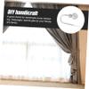 LIFKOME Sturdy Iron U-Shape Curtain Buckle Hook Decorative Drapery Holder for Bedrooms Bathrooms Living Rooms view 2