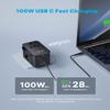 Universal Travel Adapter, VINTAR 100W GaN International Power Adapter with 3 USB C PD and 1 USB A QC, All in One Plug Adapter, Travel Adapter Worldwide for EU/UK/USA/AUS(Type C/G/A/I) view 2