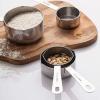 Baking Measuring Spoon, 304 Stainless Steel Measuring Cup Scoop with Scales, Essential Kitchen Tools for Cocktail Wine Home Parties Bars Restaurant Coffee Making Kitchen Supplies(#1) view 4